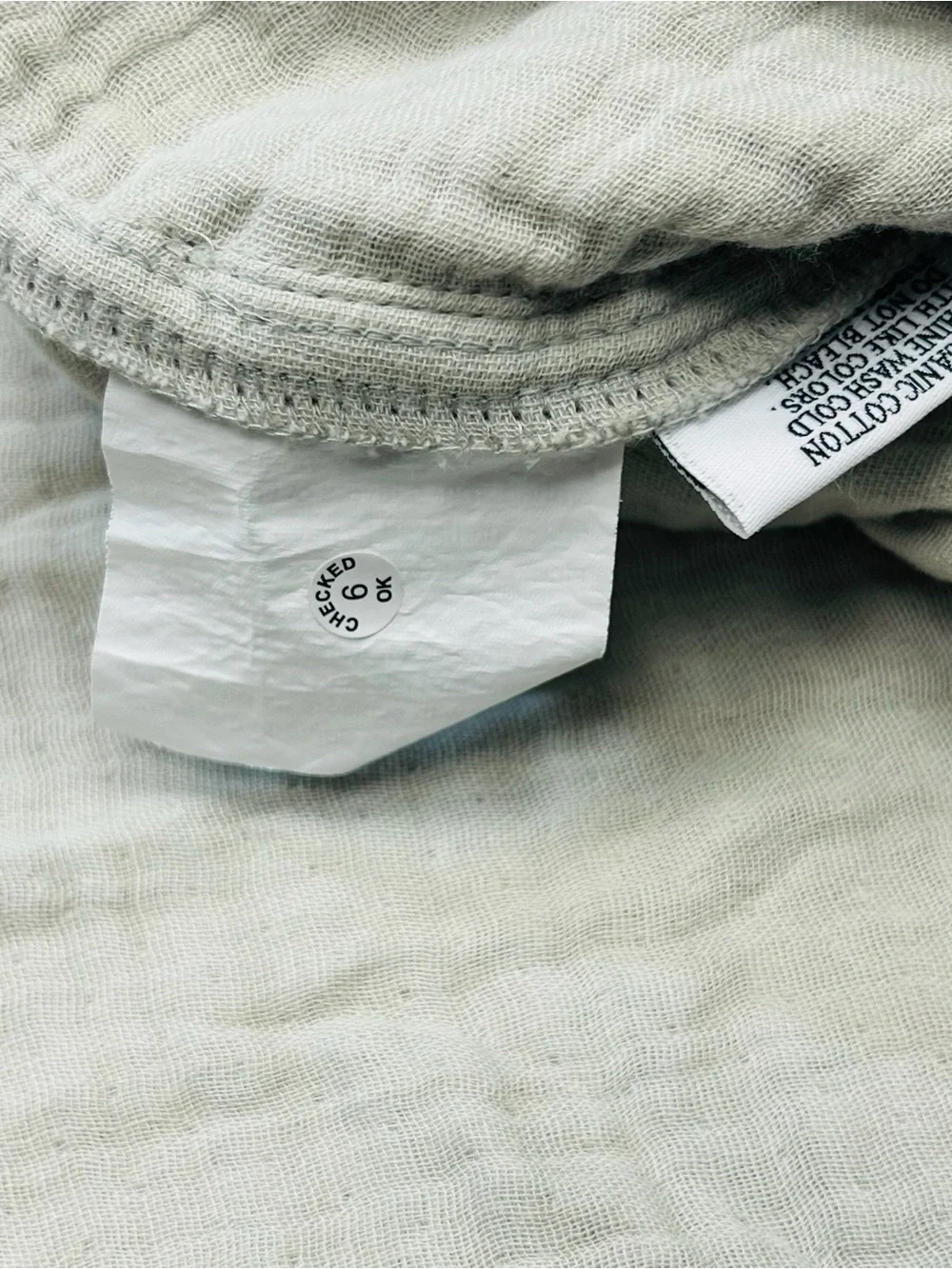 QUINCE Organic Airy Gauze Duvet Cover King/Cal King Fog Grey 0077